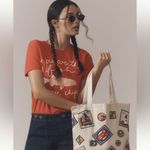 Anthropologie LETLUV for Graphic Tee NWT Size M You are the Fish to my Chips Photo 3