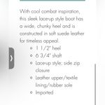 Miz Mooz NWOB  Nala - IF Jade size 39 US 8-8.5 combats mid ankle boots Photo 1