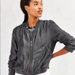 Urban Outfitters Uraban OutfittersâBDG Gray Chambray Drapey BomberâJacket Photo 0