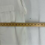 Love Tree  Short Sleeve Button Up Blouse Womens Large White Photo 6