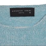 August Silk Light Blue  Knits Chenille Sweater Photo 1