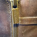 Brooks Brothers Womens Brown Leather Pointed Ankle Boot Heel Buckle Size 7 Zip Photo 6