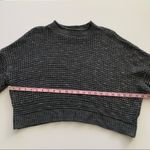 Abound  Nordstrom Crewneck Cropped Sweater Grey Charcoal Heather XL Photo 5