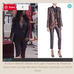 Veronica Beard NWT Ashburn Metallic Blazer bronze Photo 49