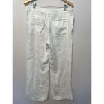 Joie  Revolve Irreplaceable Linen Pants Off White Wide Leg Drawstring‎ Waist 12 Photo 2