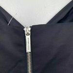 Michael Kors Bodycon Silver Belt Buckle Sexy Little Black Dress Mini Length LBD Photo 7