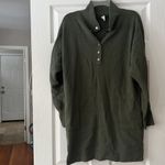 Anthropologie Daily Practice Moss Green Knit Dress Size Small Photo 2