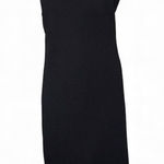 Evan Picone  Women's black open strap one shoulder 90's evening dress Sz 10P Photo 0