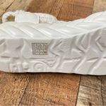 Women's 9.5 Woven Crochet Ankle Boho Island Platform Sandal Vacation Summer White Photo 5