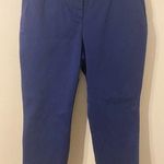 Tommy Bahama Womens  Navy Blue 100% Cotton Chino Capri Ankle Pants Size 10 Photo 0