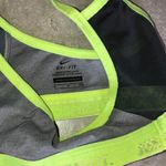 Nike Grey & neon green sports bra Photo 3