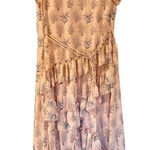 On Twelfth  floral ruffle shift dress size medium Photo 0