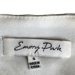 Emory park Crop Top V-Neck Puff Sleeve Plaid Pastel Cropped Shirt Womens S Green Photo 2