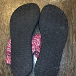 Sanuk Burgundy Multi Radio Love Yoga Sling Sandals Women’s Size 8 Photo 7