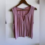 Lucky Brand  Women's XL pink  Sleeveless Blouse Shirt Top Photo 3
