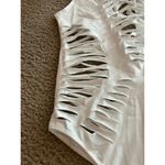 Woman one pcs body suit super cute white medium bodysuit Photo 3