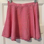 Urban Outfitters  Pink Check Gingham
Angie Circle Skirt. Photo 1