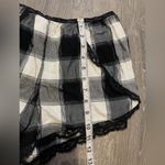 Victoria's Secret Victoria’s Secret Black White Plaid Flannel Pajama Shorts Sleepwear Size M NWT Photo 2