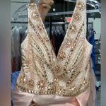 LUCCI LU Blush Pink Castle Couture Gown w/ A Photo 9