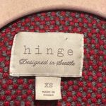 Hinge  red and black wool tweed blazer size Xs Photo 2