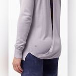 Lululemon  Back To Balance Long Sleeve Sweater Iced Iris Cashmere Cashlu Size 6 Photo 3
