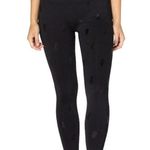 Beyond Yoga High Waisted Leggings Sz M Black Novelty Print Pineapple Photo 0