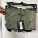 Pretty Little Thing Khaki Strapless Corset Top Photo 1