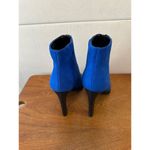 Bar III Dillard Suede Fabric Uppers Ankle Zip Up Boot Blue Size 7 Sku 2878 EUC Photo 6