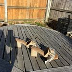 A New Day Nwt Size 9 Women's Kathleen Raffia Buckle Block Heels -  wedding summer Photo 5