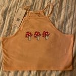 Romwe Mushrooms Crop Top Photo 0