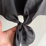 Vince Camuto Black & White Tie-Front Blouse - Size M Photo 5