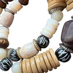 Chico's Earthy Tones Beaded Bracelet Set Photo 3