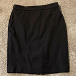 J.Crew 💜  Black No. 2 Petite Pencil Skirt with Slit in Back Photo 0