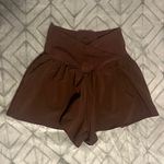 Aerie Brown Flowy Shorts Photo 0