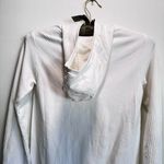 Athleta Flurry Scuba Long Sleeve Hoodie Pullover Running Shirt White Size XS Photo 4