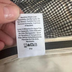 Free Assembly Pleated Neutral Plaid Cotton Skirt with Pockets Size 4 Black Photo 7