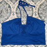 SheIn Blue Halter Top Photo 0