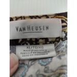 Van Heusen  Womens Sleeveless XLG Brown & Blue Floral Sheer Vest Photo 1