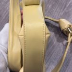 Maeve by Anthropologie Butter Yellow Geometric Boxy Crossbody Bag Faux Leather Photo 7