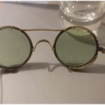 Glasses Welding Steampunk Goggles AO American Optical Green Vintage 10 72 Gold Photo 13