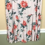 American Eagle Women’s Floral Print Button-Up Slit Tiered Maxi Skirt Photo 7