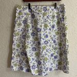 Eddie Bauer Eddie‎ Bauer Ditzy Purple Floral 100% Cotton Skirt Size 14 Photo 0