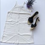MINKPINK Sleeveless White Keyhole Button Tank Top Photo 1