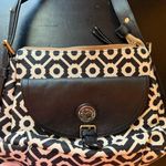 Chic Spartina Black and White Geometric Shoulder Bag Photo 0