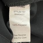 CAbi  Shirt Women Small Black‎ Origami Faux Crossover Wrap Tunic Basic Minimalist Photo 5