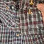 Timber Trail‎ Red, White and Green Button Up Insulated Flannel Size XL Red Photo 4