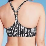 Kona Sol New  Women’s High Neck Bikini Top Black Cream Beige Size XL NWT Photo 1