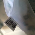 Talbots White 100% Cotton Jacket Turquoise Toile Print Button Blazer top Sz 6 P Photo 5