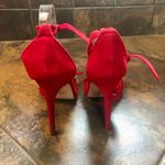 Chase and Chloe  Women’s Red Gigi-32 Pumps Size 8 Photo 5