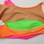 La Blanca Vintage 80s Neon Colorblock One Piece Swimsuit Photo 8